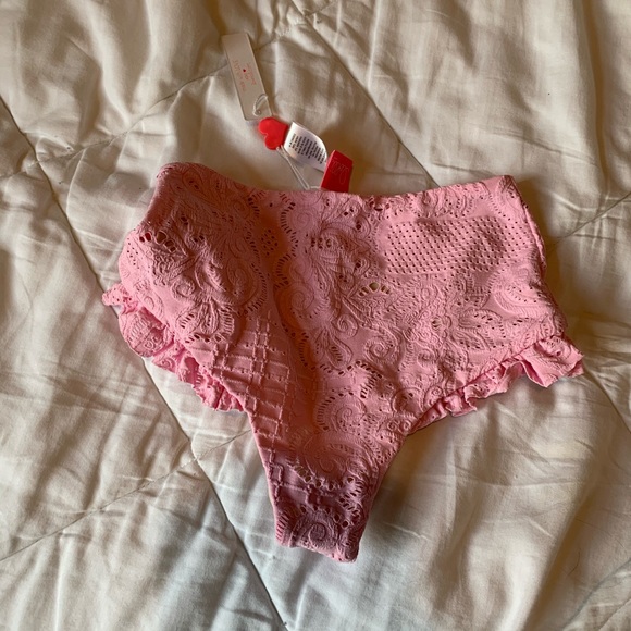 NWT Lolli Swim BFF Highwaist Ruffle Bikini Bottom - Picture 6 of 8